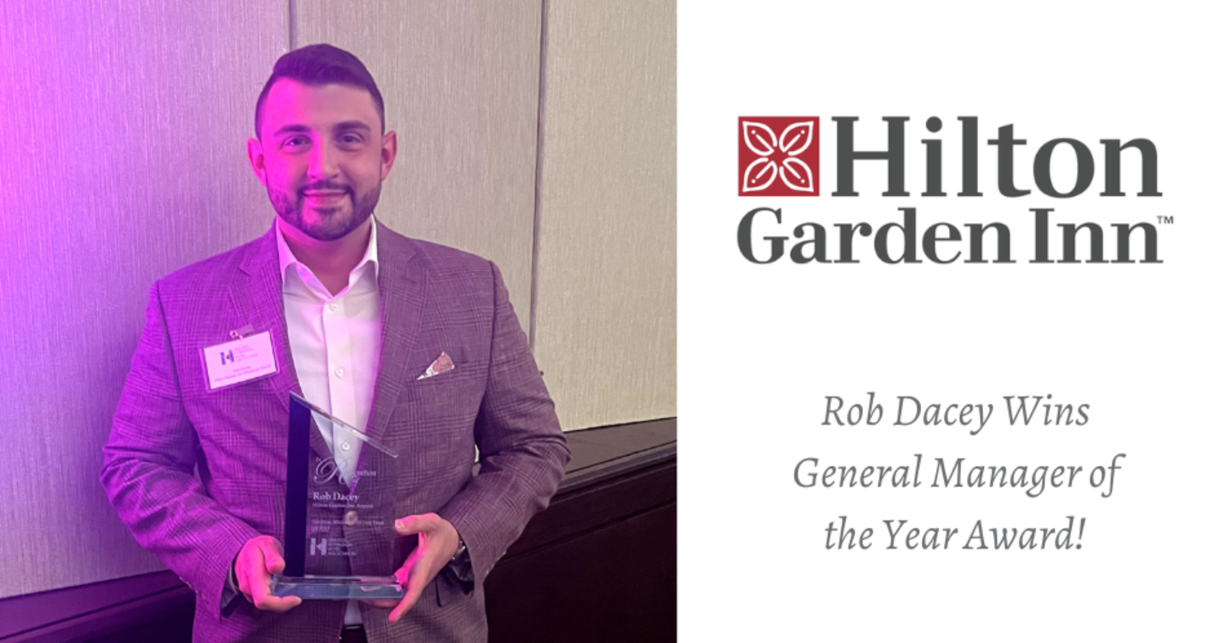 General Manager of the year for the Greater Pittsburgh Hotel Association Award