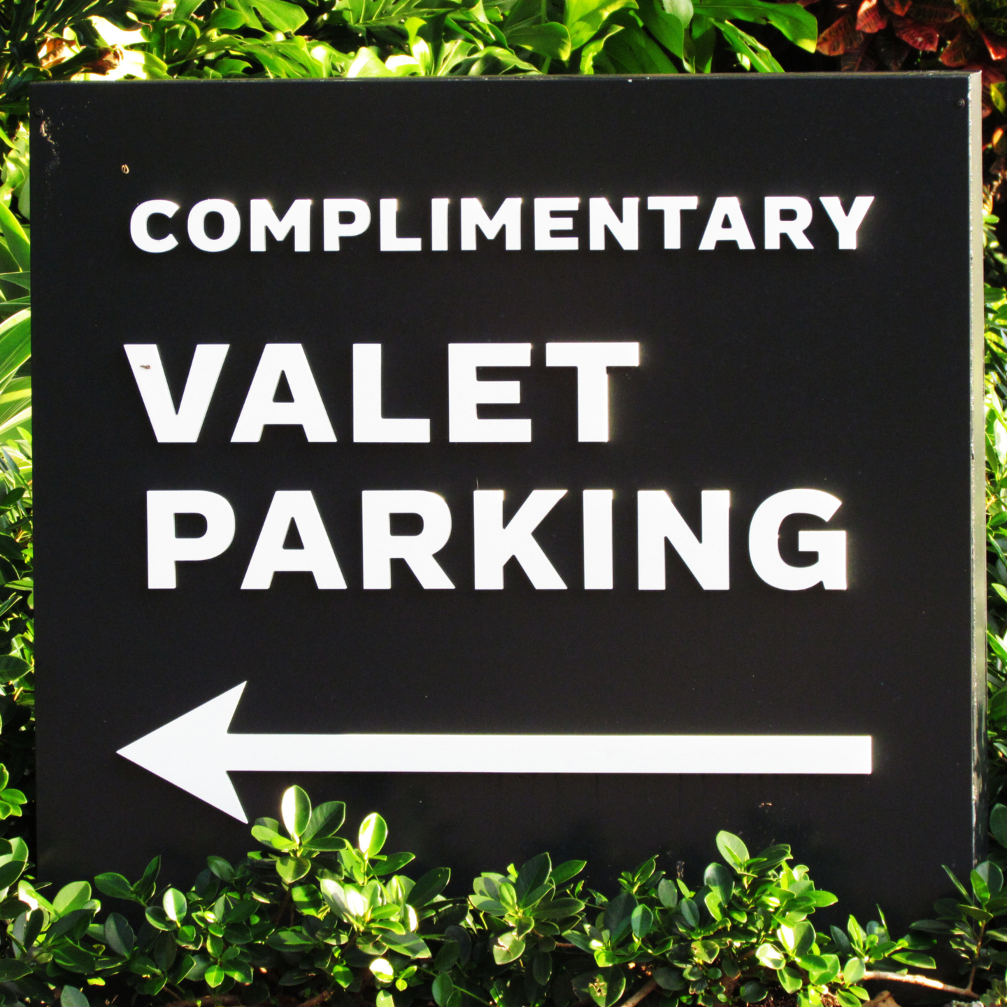 valet parking for resort and conference visitors