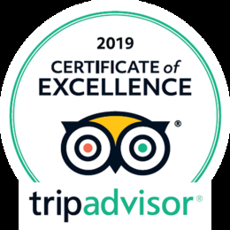 2019 TripAdvisor Certificate of Excellence Award Winners